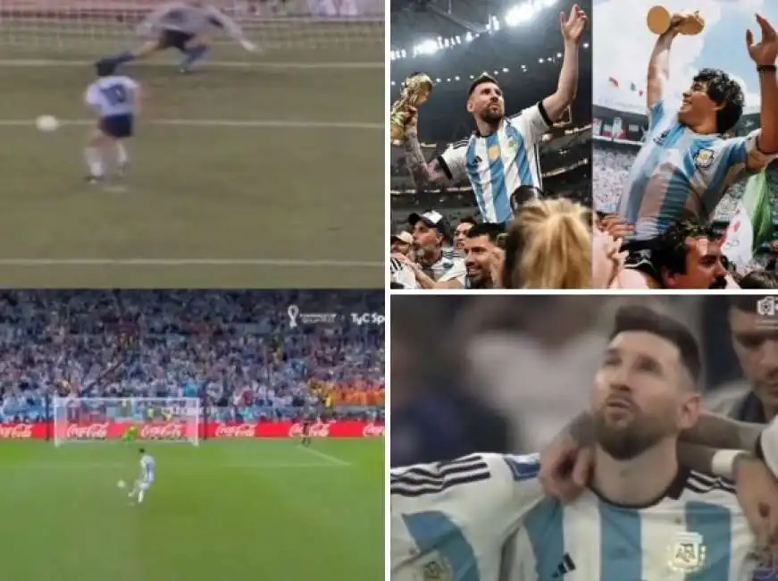 messi maradona francia argentina 