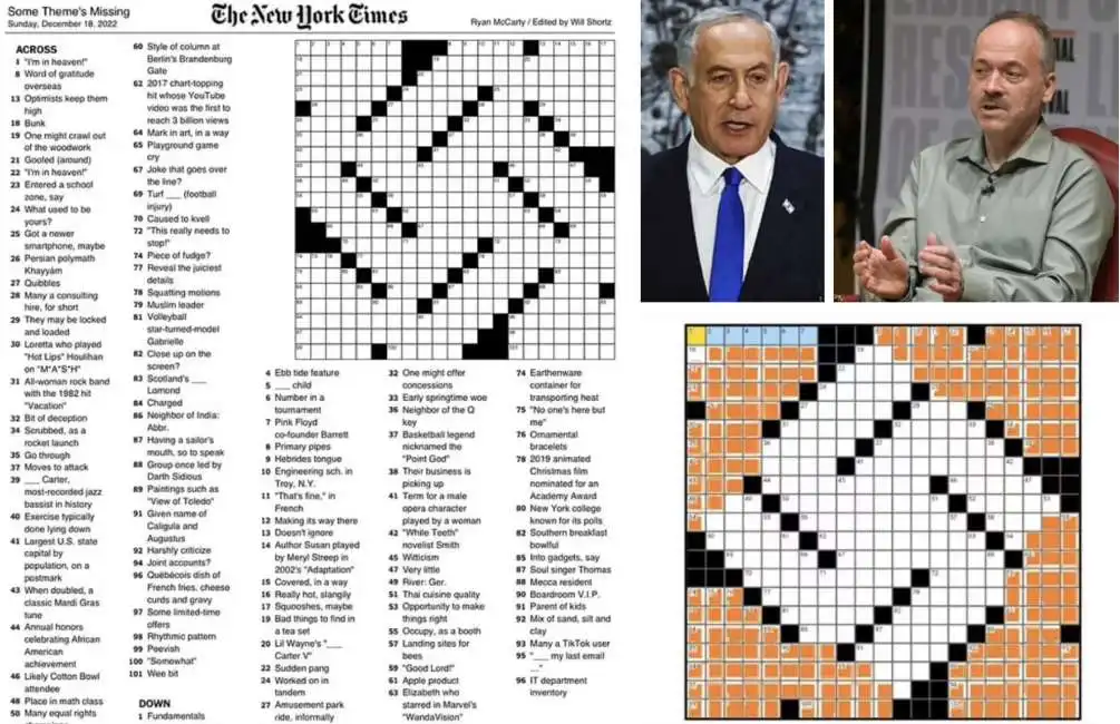 new york times svastica ebrei netanyahu 