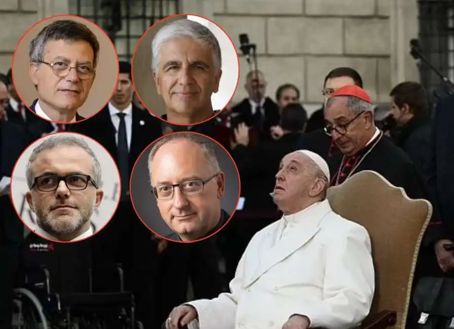 paolo ernesto maria ruffini andrea tornielli antonio spadaro bergoglio papa francesco 