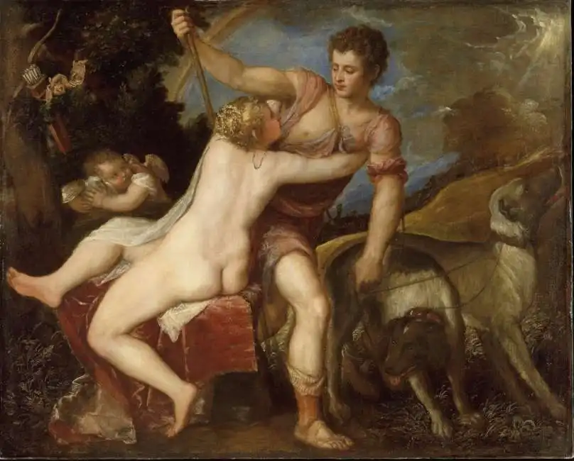 venere e adone tiziano 