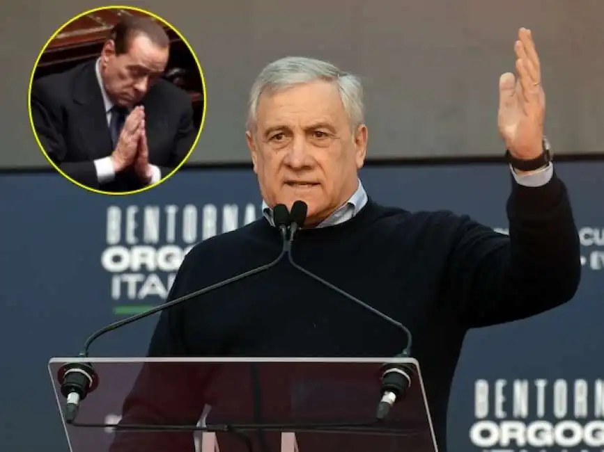 antonio tajani atreju silvio berlusconi