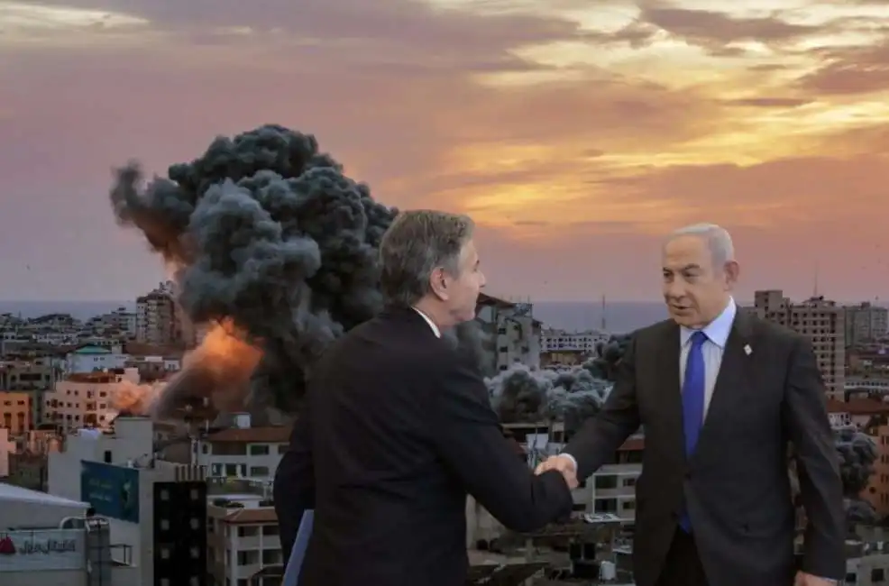 antony blinken benjamin netanyahu gaza israele 