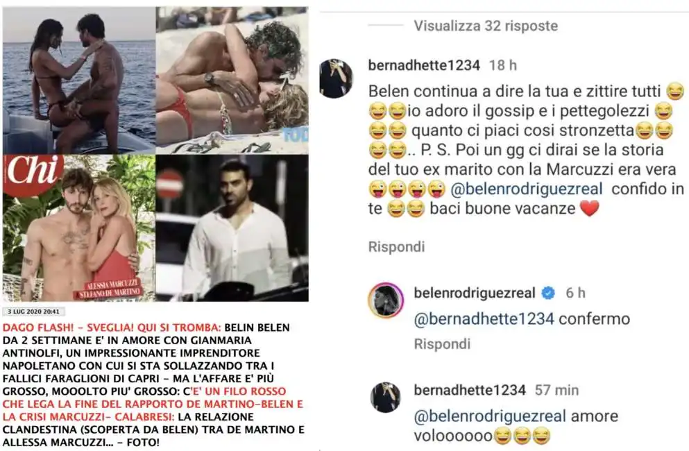 belen rodriguez stefano de martino alessia marcuzzi 