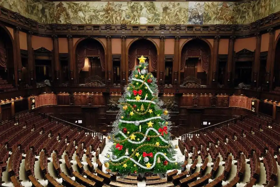 camera dei deputati montecitorio natale 