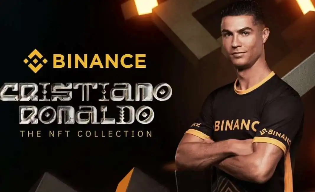 cristiano ronaldo nella pubblicita di binance