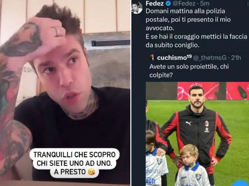 fedez contro gli insulti sui social al figlio leone