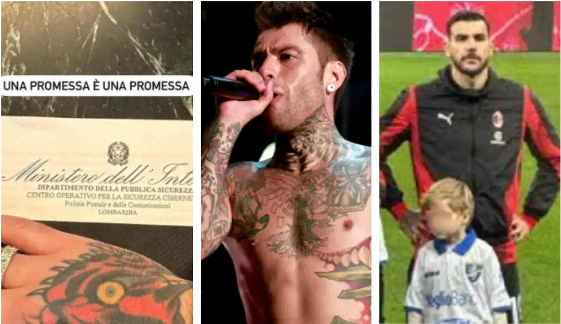 fedez e il figlio