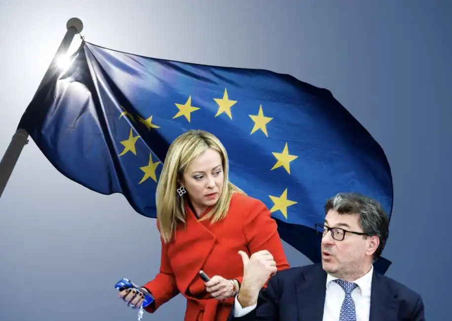 giorgia meloni giancarlo giorgetti europa ue unione europea 