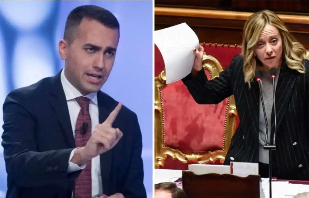 giorgia meloni luigi di maio fax