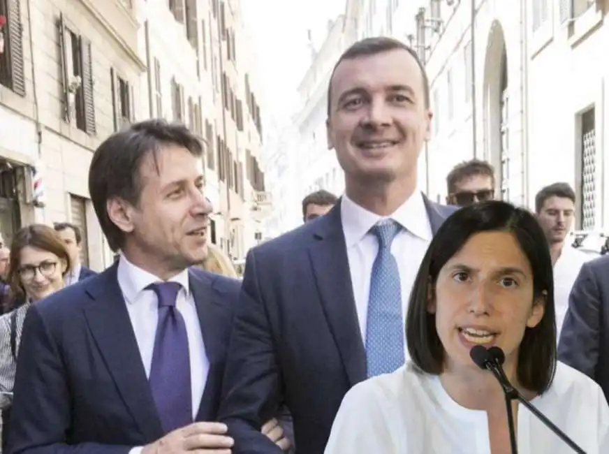 giuseppe conte rocco casalino elly schlein