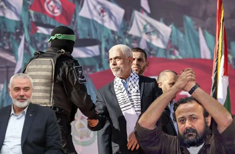 hamas ismail haniyeh marwan barghouti yahya sinwar 