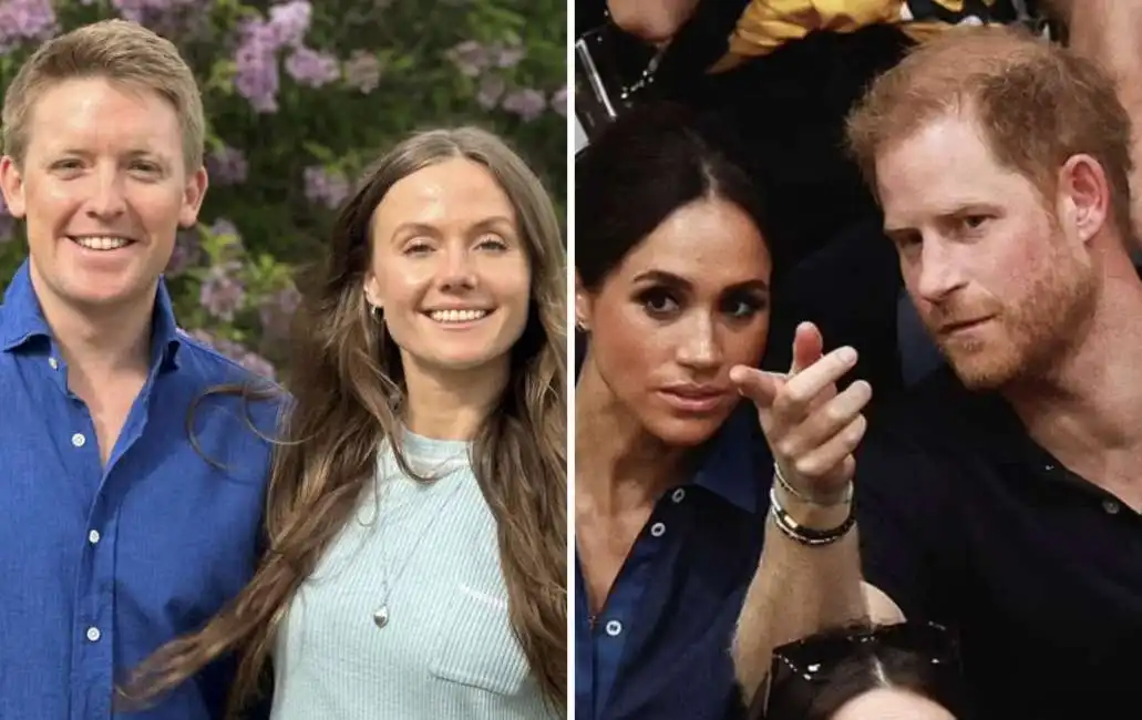 hugh grosvenor harry meghan markle olivia henson