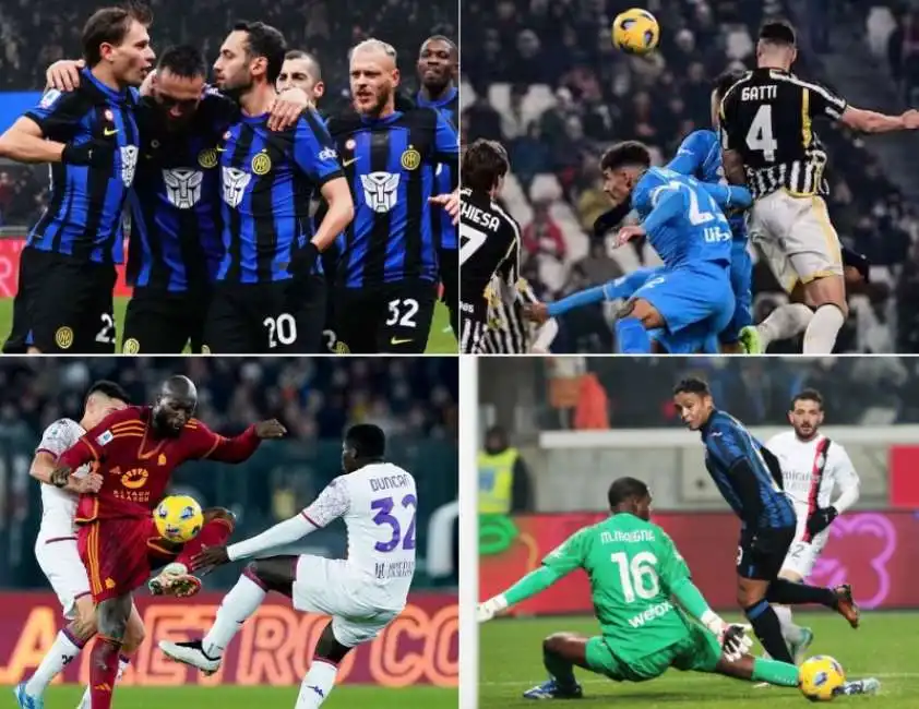 inter milan roma napoli juve atalanta