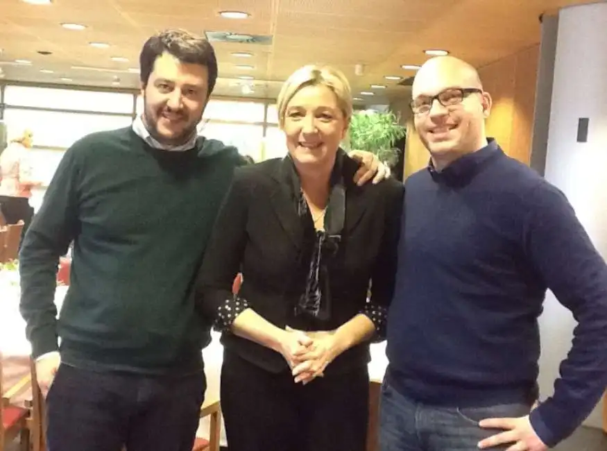 lorenzo fontana salvini marine le pen