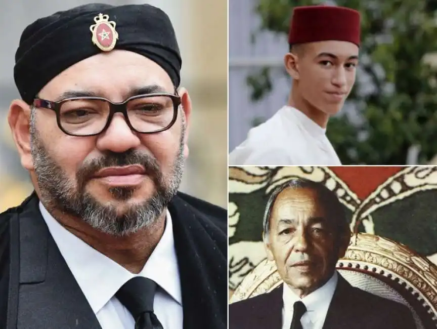 marocco mohammed vi e il principe moulay hassan hasan ii