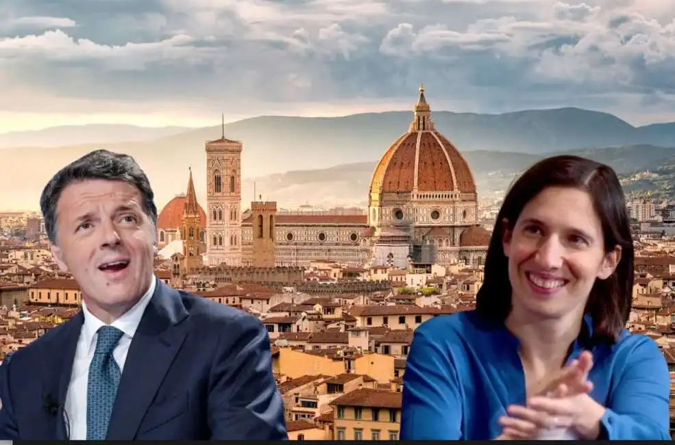 matteo renzi firenze elly schlein