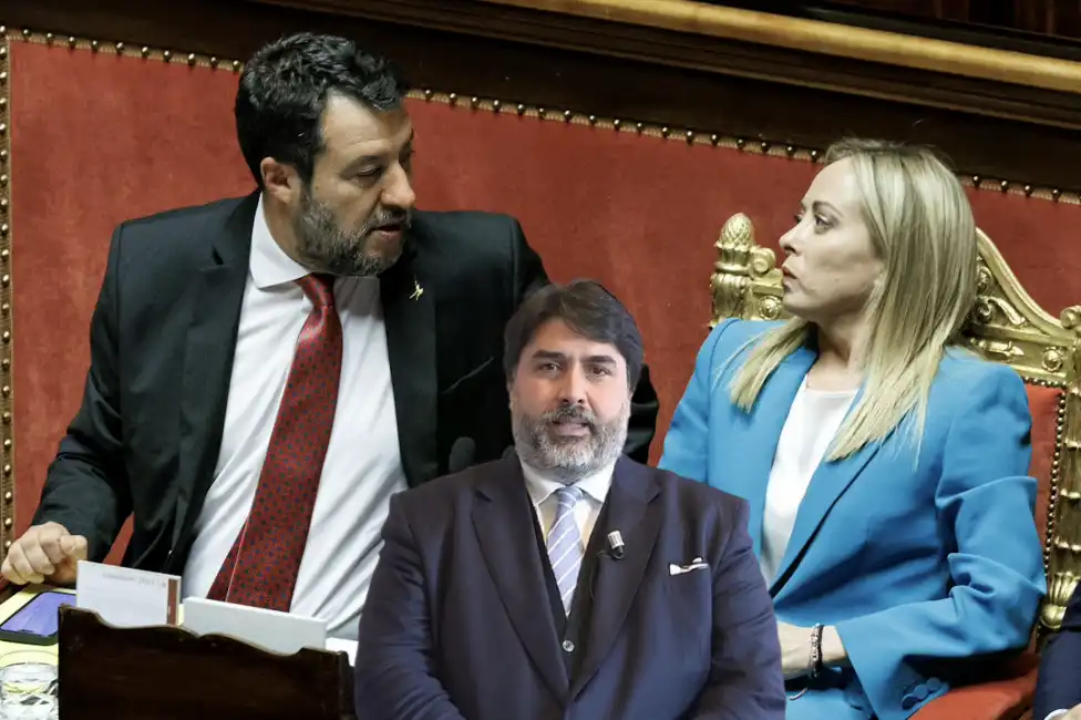 matteo salvini giorgia meloni solinas sardegna