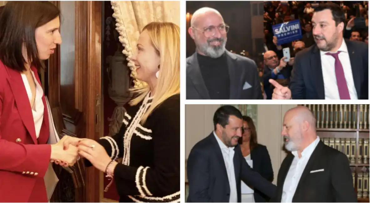 meloni schlein salvini bonaccini