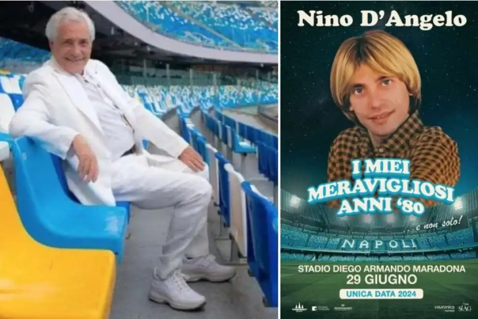 nino d angelo dangelo stadio maradona napoli