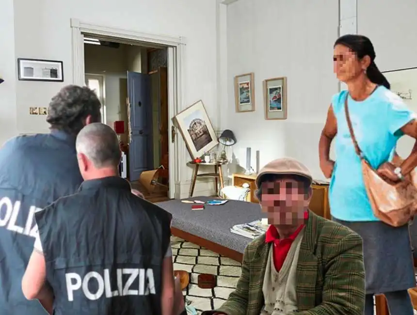 polizia furto roma casa rom