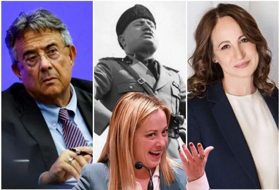 roberto sergio maria pia ammirati giorgia meloni benito mussolini