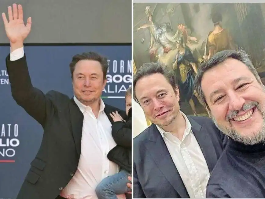 salvini elon musk atreju