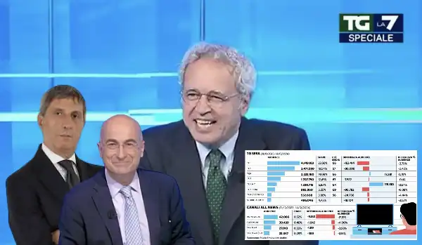 enrico mentana gian marco chiocci antonio preziosi tg