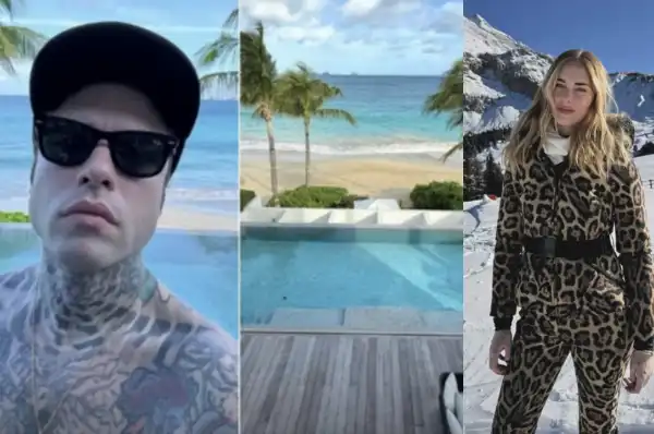 fedez caraibi chiara ferragni