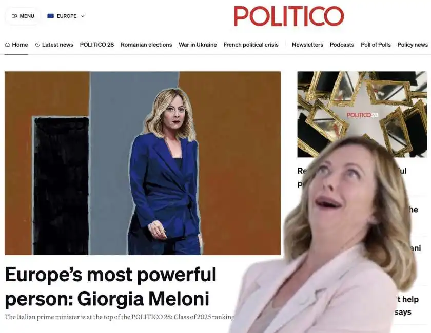 giorgia meloni politico.eu politico 