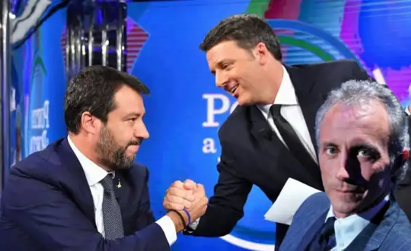 marco travaglio matteo salvini renzi