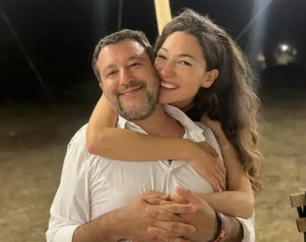 matteo salvini - francesca verdini