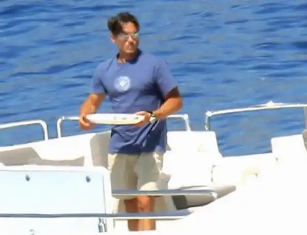 pier silvio berlusconi sullo yacht 