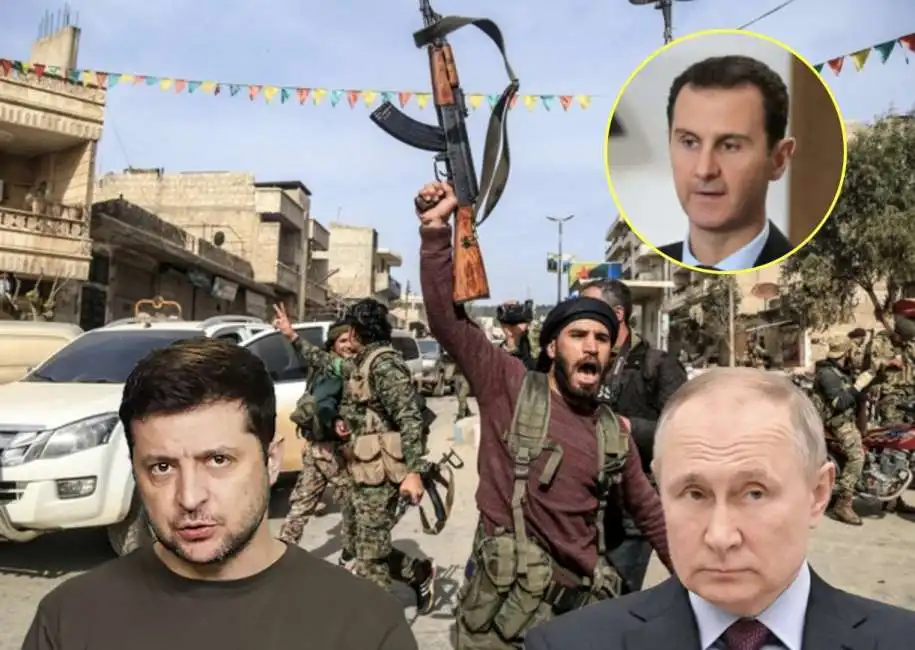 vladimir putin siria assad zelensky ribelli