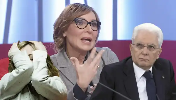 ylenja lucaselli a tagada su la7 sergio mattarella giorgia meloni 