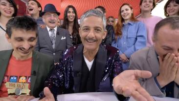 il siparietto di fiorello con l'ad rai, roberto sergio, a vivarai2