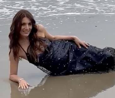 caterina murino in versione sirenetta al festival del cinema di venezia 2023