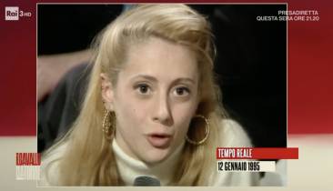 arianna meloni ospite di tempo reale - 12 gennaio 1995